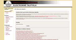 Desktop Screenshot of dspace.lzuu.lt